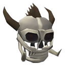 Skeleton Patch Head icon: a horned skull helmet.